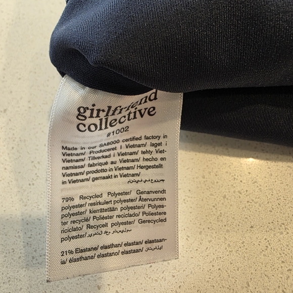 Girlfriend Collective Charcoal Racerback Top - Picture 5 of 5